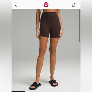 Lululemon Align Espresso 6" Biker Short